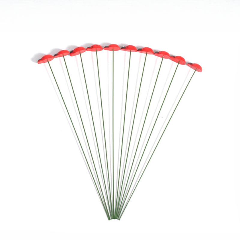 20pcs Decorative Garden Stakes Red Wooden Ladybug Outdoor Yard Decor Festival Outdoor Decoration Room Office Home Decorations