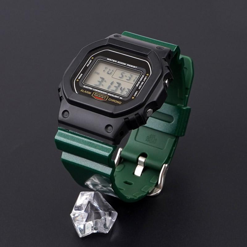Pryžový sportovní řemínek pro Casio G-SHOCK DW-5600 GA-2100 GW-M5610 DW-6900 16mm Perleťový TPU Muži Ženy Náhradní náramek Řemínek na hodinky