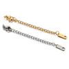 10-20pcs Stainless Steel Extended Extension Tail Chain Lobster Clasps Connector for Bracelet Necklace DIY Jewelry Making Finding