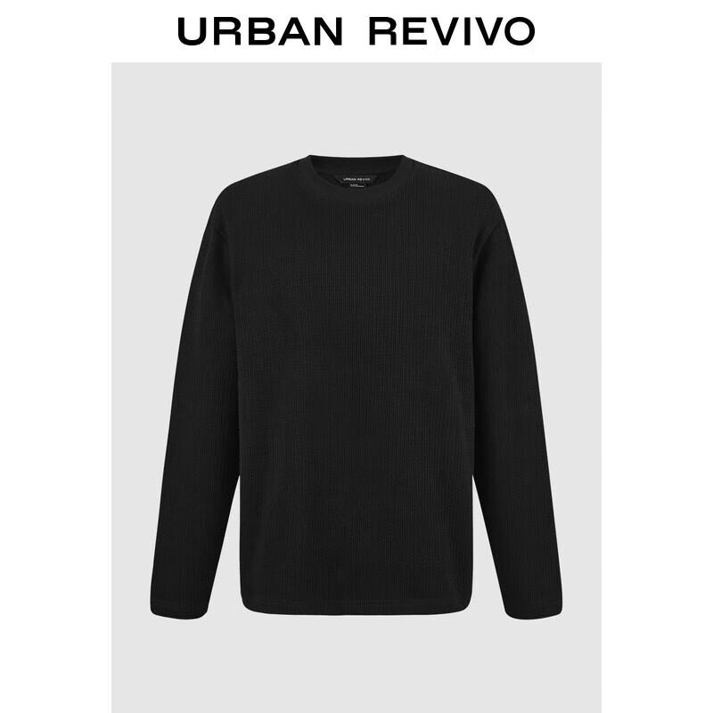 

UR Men s Textured Cotton Long-Sleeve T-Shirt XS