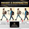 RFID Blocking Card 5 Pack Bank Debit Credit Card Protector Anti-Theft Contactless NFC Blocker Entire Wallet Protection