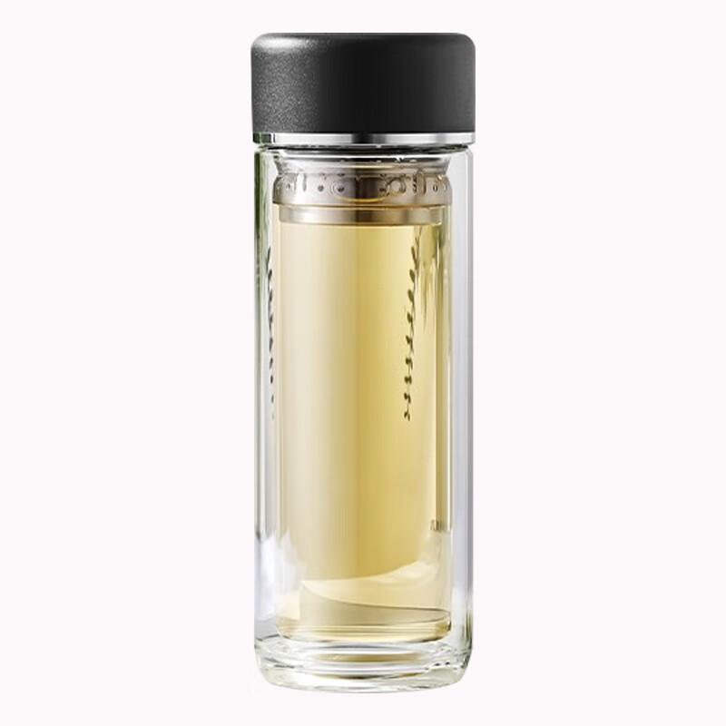 Tuoxi Double-Layer Glass Cup with Lid