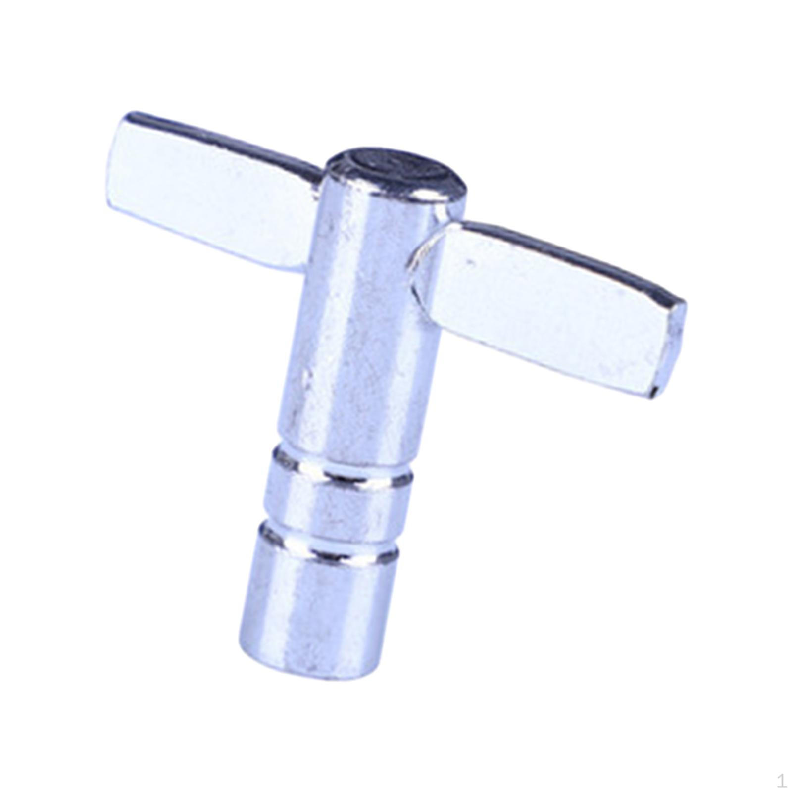 

Drum Key Adjustment Wrench for Acoustic and Electronic Drums Durable Metal Drill Bit Universal T shape no hole