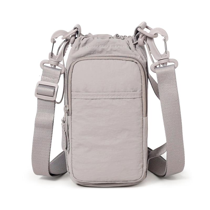 Unisex Crossbody Water Bottle & Phone Bag - Portable Outdoor Sports Storage Bag