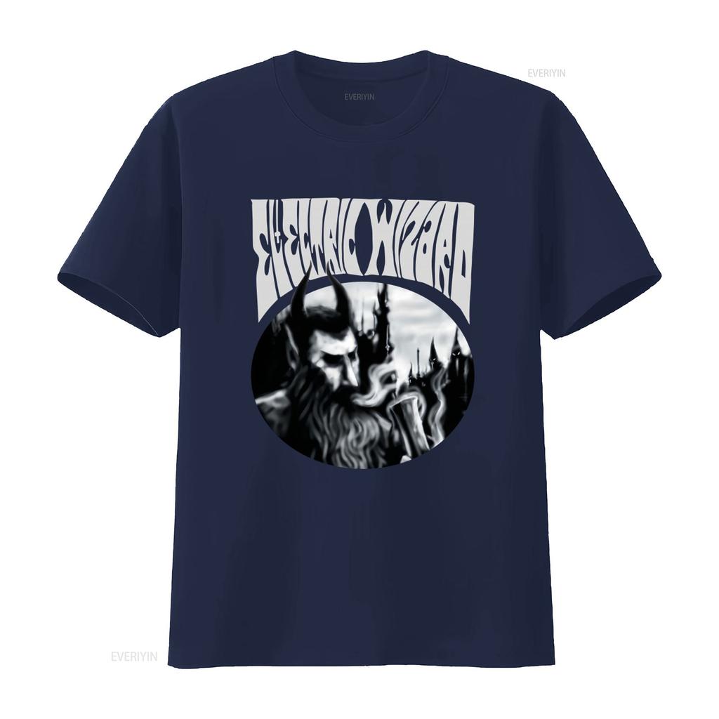 Electric Wizard Ultra Cotton T Shirt with Dopethrone Design Vintage Washed Fashion Breathable Graphic Stretched Homme Casual