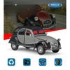 Welly 1/24 Citroen 2CV 6 Charleston Alloy Classic Vintage Car Model Diecast Metal Toy Classic Car Model Collection Gift