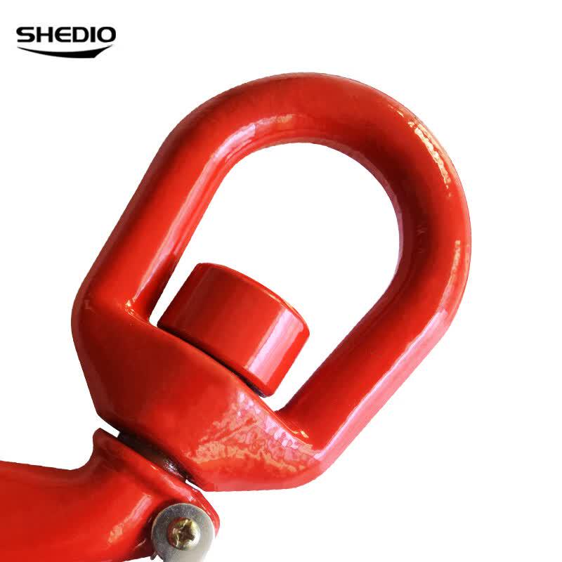 Steel Rotating Lifting Hook with Safety Latch