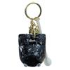 Charming Cartoon Wooden Fish Keychain Emotional Stability Stress Relief Mini Gift