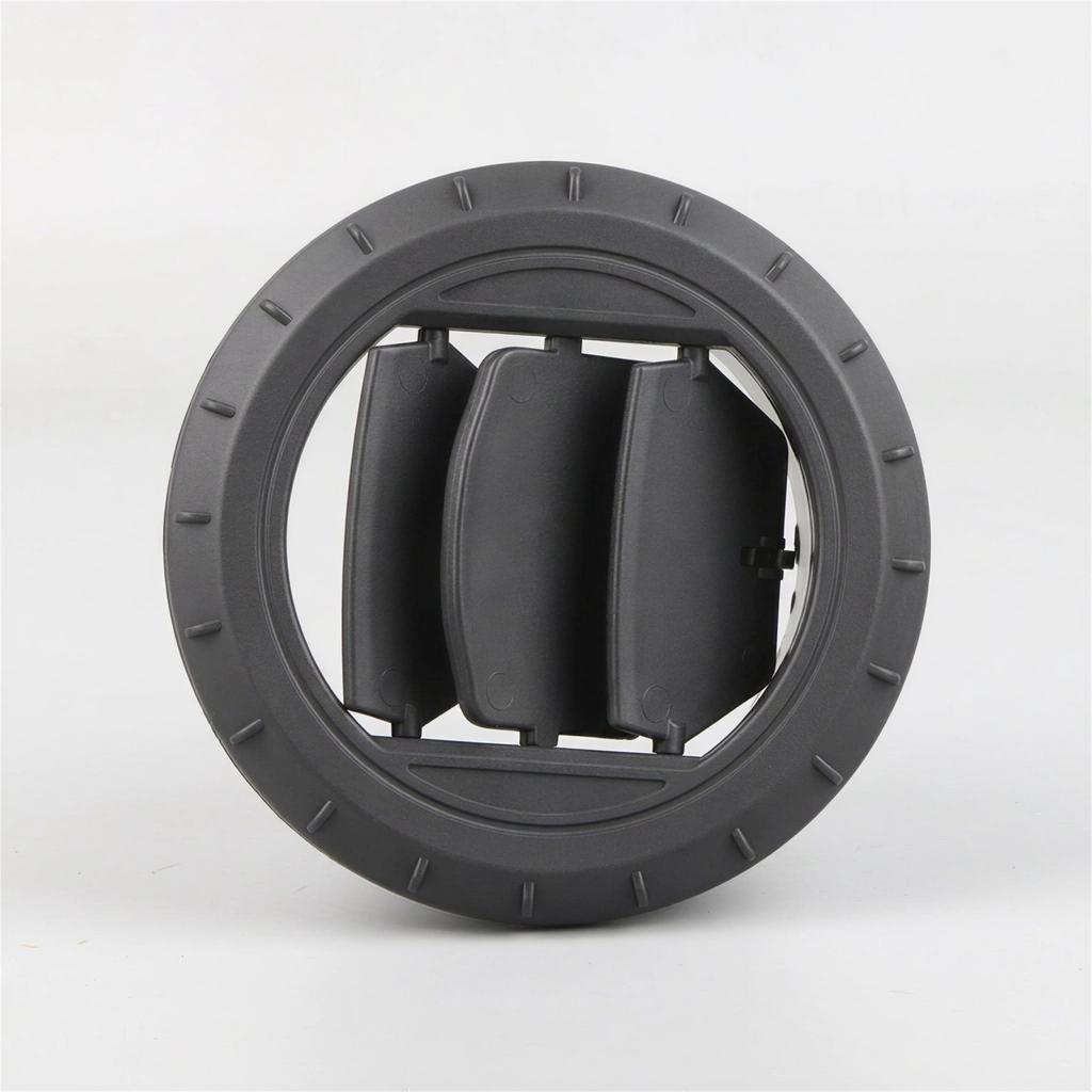 Diesel Heater Air Outlet Vent Black Round Rotating Louver Grille