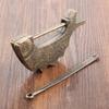 1PC Antique Bronze Old Chinese Lock Retro Jewelry Wooden Box Padlock Lock For Suitcase Drawer Cabinet Hardware Accessories