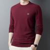 Herbst und Winter Neue männer Rundhals Pullover Dünnen Pullover männer Lange ärmeln Casual Männer Bottom Shirt top