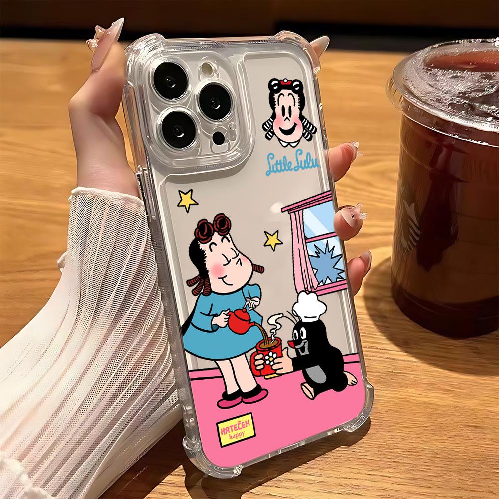 Cute Little Girl L-lulu New Phone Case For Samsung Galaxy S25 S24 S23 S22 S21 S20 Note20 Edge FE Ultra Plus 4G 5G Anti TPU Cover