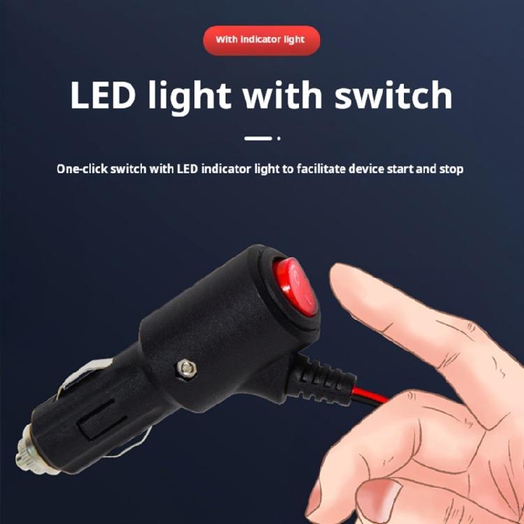 DC12V/24V Double Socket Car Lighter Chargers Adapter With Builts In 15A Fuse And Power Indicators Heat Resistant Case