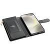 For Samsung Galaxy S26+ Case Rhombus Stitching Leather Wallet Phone Cover with Long  /  Short Strap