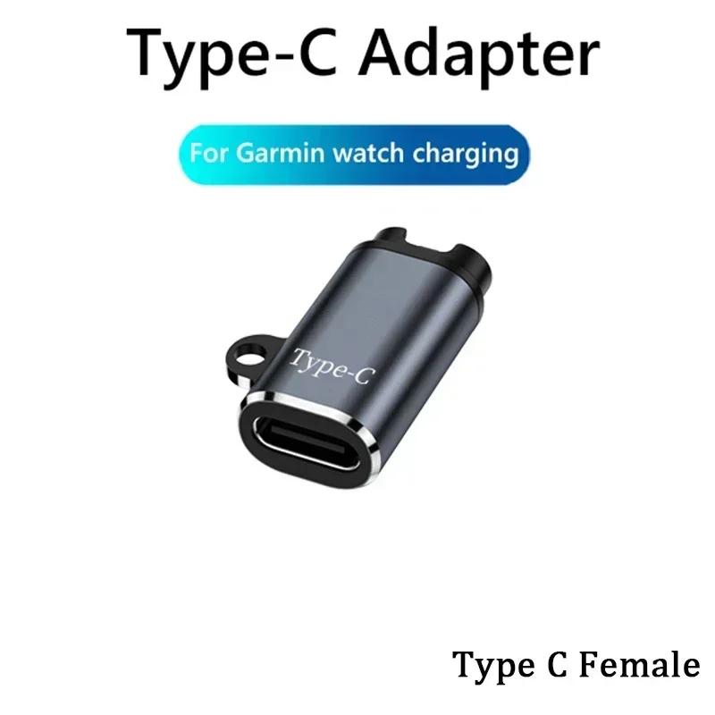 Für Garmin Uhr USB C/Micro/IOS Ladeadapter Ladekabel Konverter für Garmin Fenix 7X 7S Forerunner 955 965 Vivoactive 4