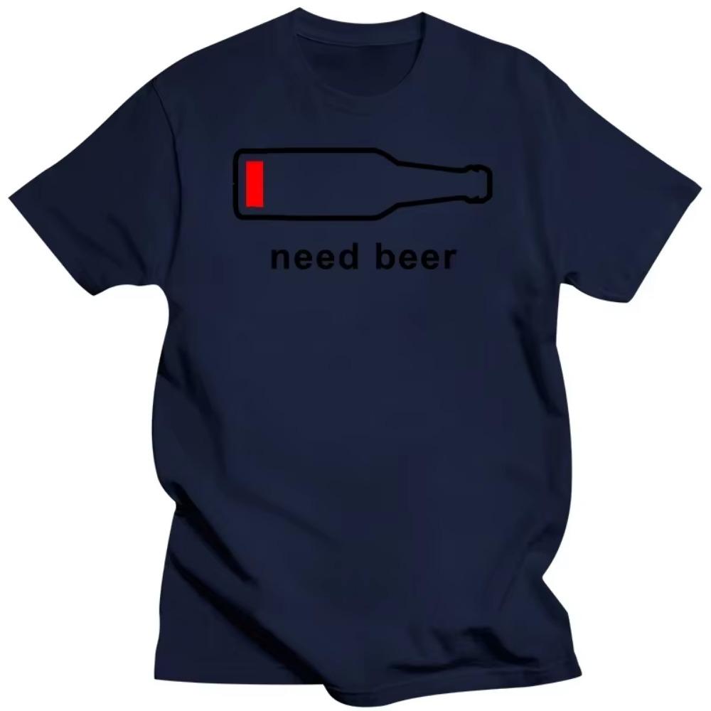 Oversized T Shirt Graphic Tees Women Men Clothing Funny Need Beer Print Summer T-shirts Short Sleeve Oversized T Shirt Mens Top
