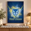Warrington Wolves Custom Name Text 5D Diamond Painting Kit DIY Full Drill Diamond Art Decoration