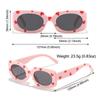 2-8 Years Kids Rectangular Sun Glasses Sun Protection Girls Boys Shades Vintage Eyewear