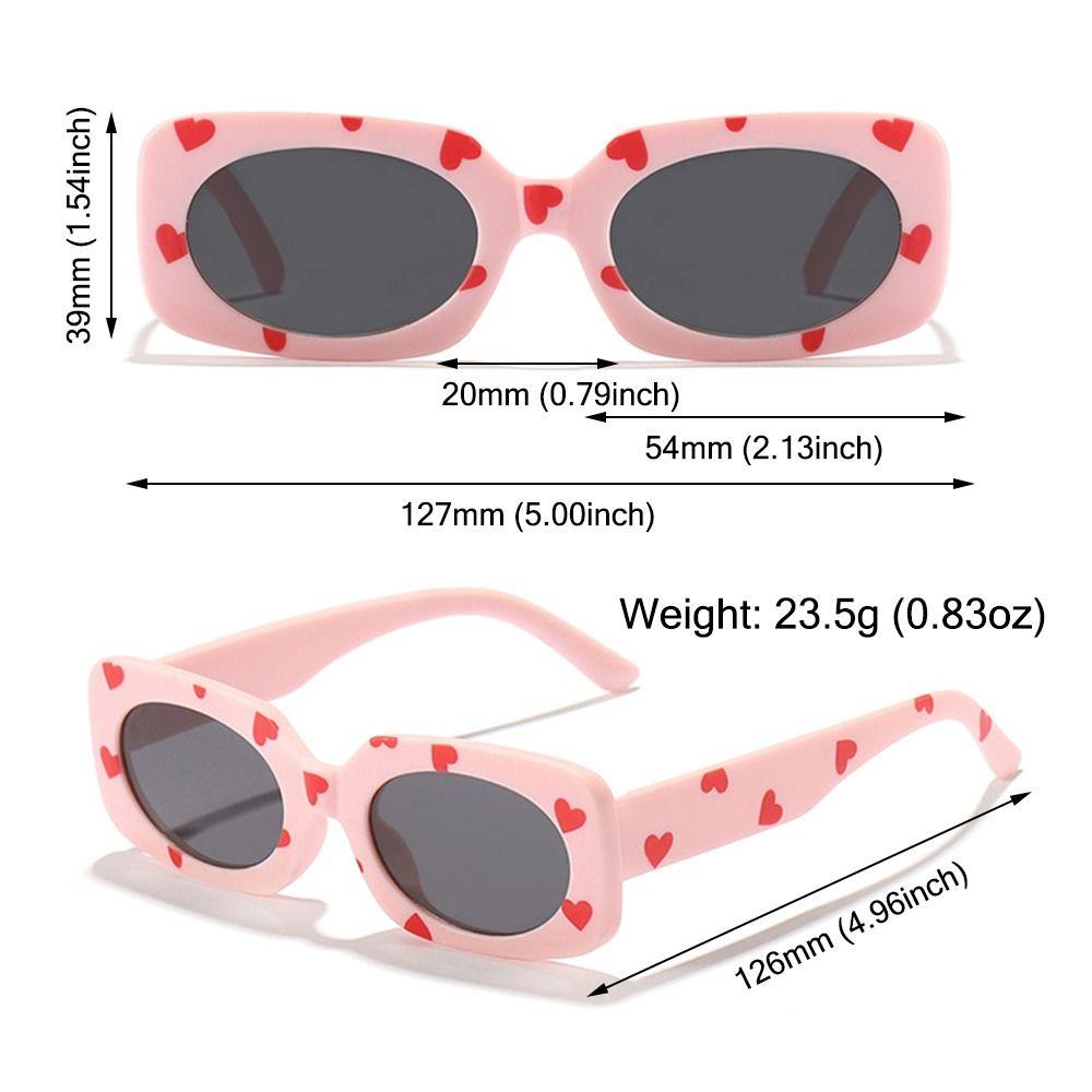 2-8 Years Kids Rectangular Sun Glasses Sun Protection Girls Boys Shades Vintage Eyewear