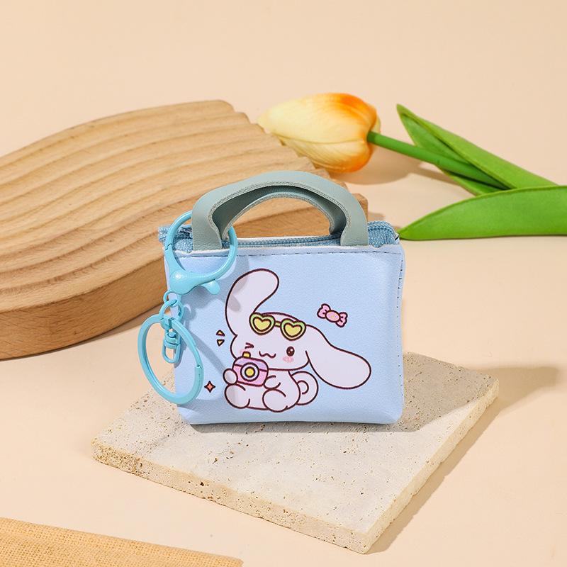 2025 Cute Cartoon Coin Purse Wallet - Small Leather Zipper Pouch for Students, Men & Women