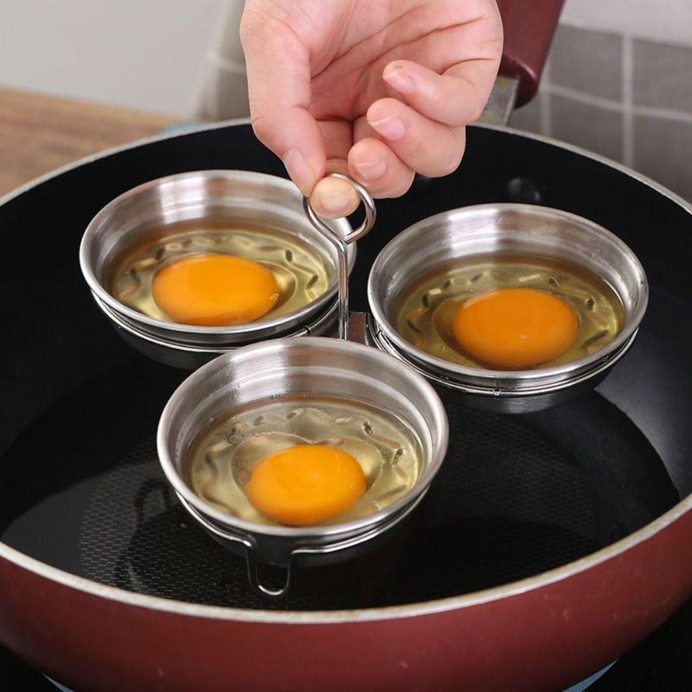 3-in-1 Egg Steamer Heart-Shaped Boiled Egg Artifact Durable Egg Cooker  Kitchen Cooking Tool