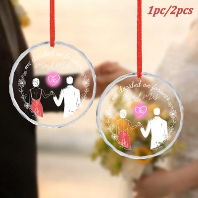 1pc/2pcs Wedding Gifts for Couples, Gift for Wife or Husband, Engagement, Proposal, Wedding Anniversary Gifts, Bridal Shower Wedding Gifts, Bride Gift