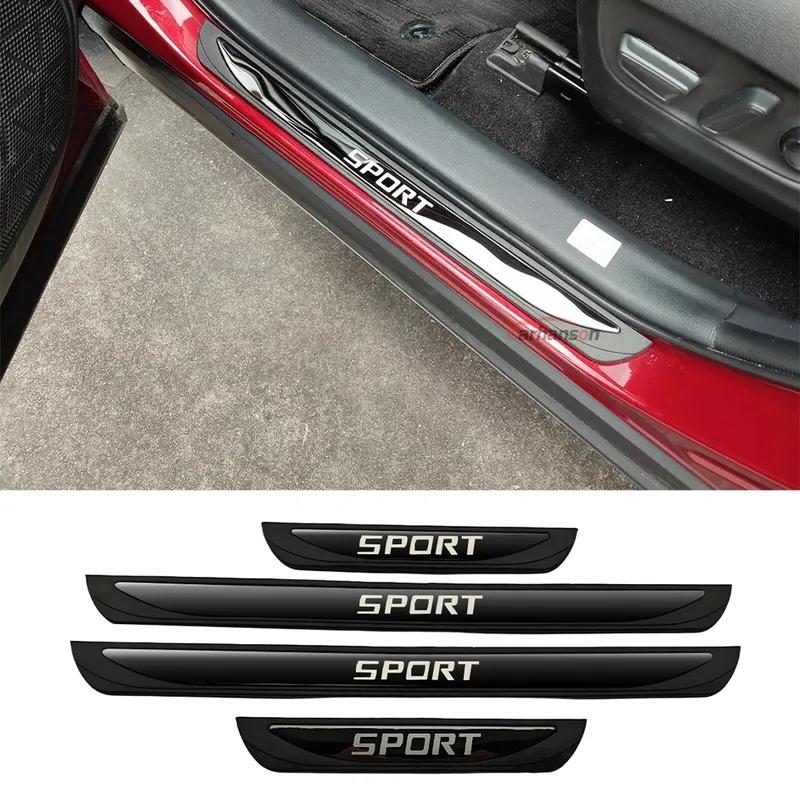 For Nissan Rogue T32 Car Door Sill Scuff Plate Accessories Protector Pedal Threshold Stickers Cover Trim    2024
