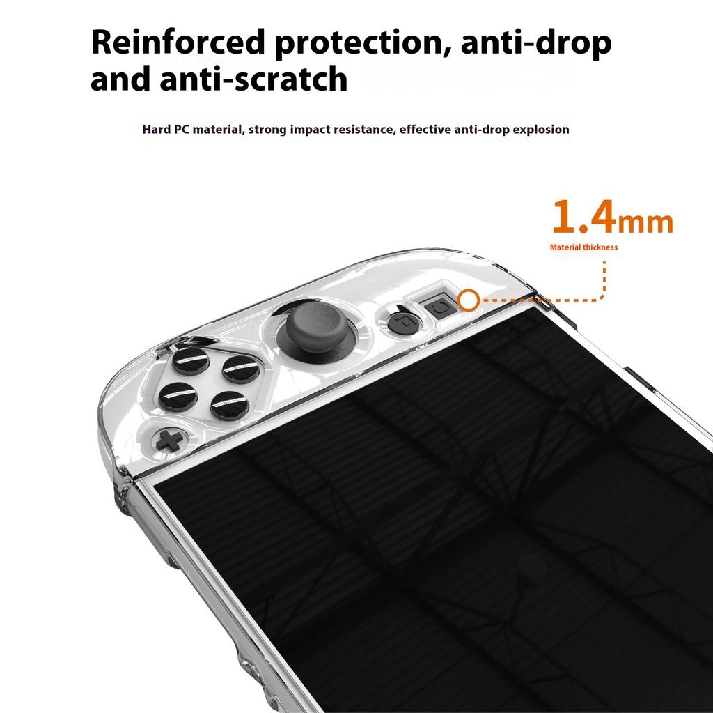 PGTECH GP-365 For Nintendo Switch 2 Game Console Detachable Protective Case Transparent PC Shell