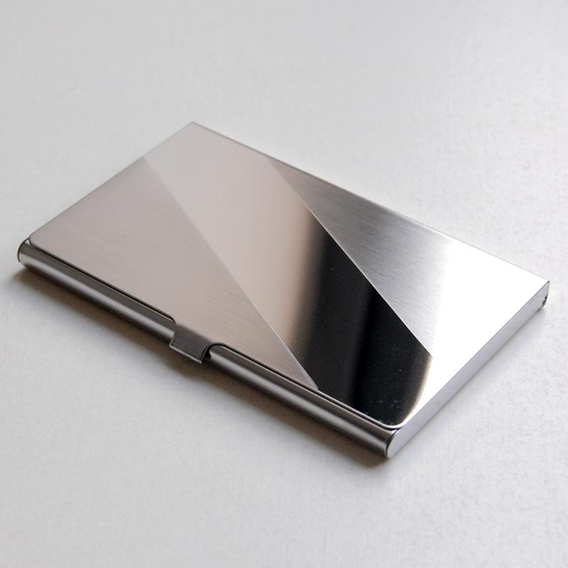 Ultra-thin Stainless Steel Business Card Holder Case