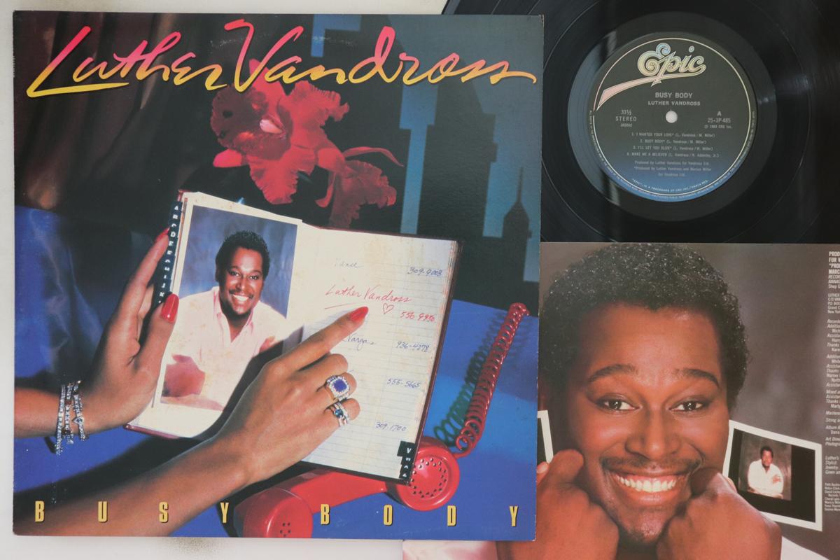 

LP Record LUTHER VANDROSS - Busy Body 253P485 Epic 1983 Japan Soul/Funk Used