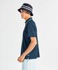Munsingwear Standard Short Sleeve Polo Made in Golf NV00 Men's Shirt, Japan, Sunscreen, Moisture-Wicking, Quick-Drying, MG5SHS06M, Navy,