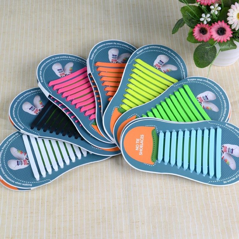 Silikonové tkaničky Lazy Elastické Silikonové tkaničky Unisex Elastické tkaničky T-kravata Creative No Tie Guma