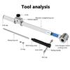 TOOPRE Bicycle Rear Derailleur Hanger Alignment Gauge Aluminium Alloy Straighten Tool for Mountain Road Bike 20-29'' Wheel