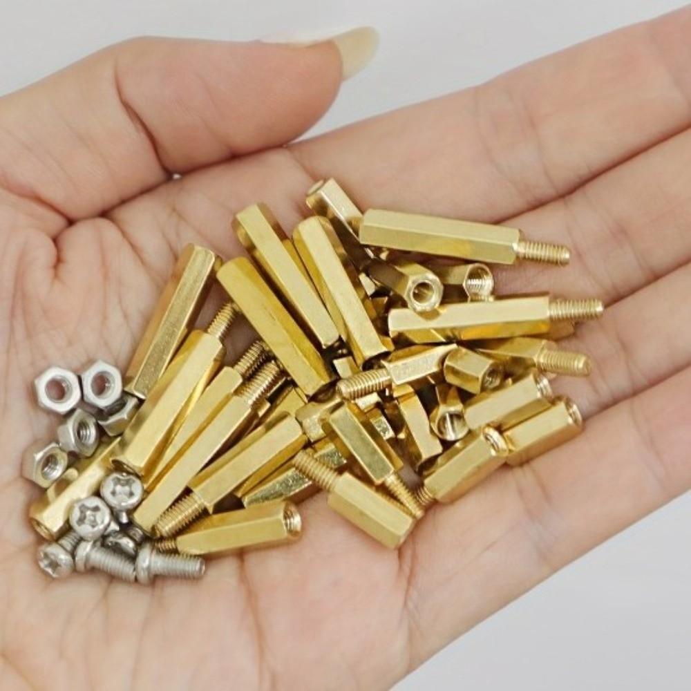 176pcs Hex Male-Female Motherboard Standoffs Brass Brass Standoff Spacer  PCB Circuit Board