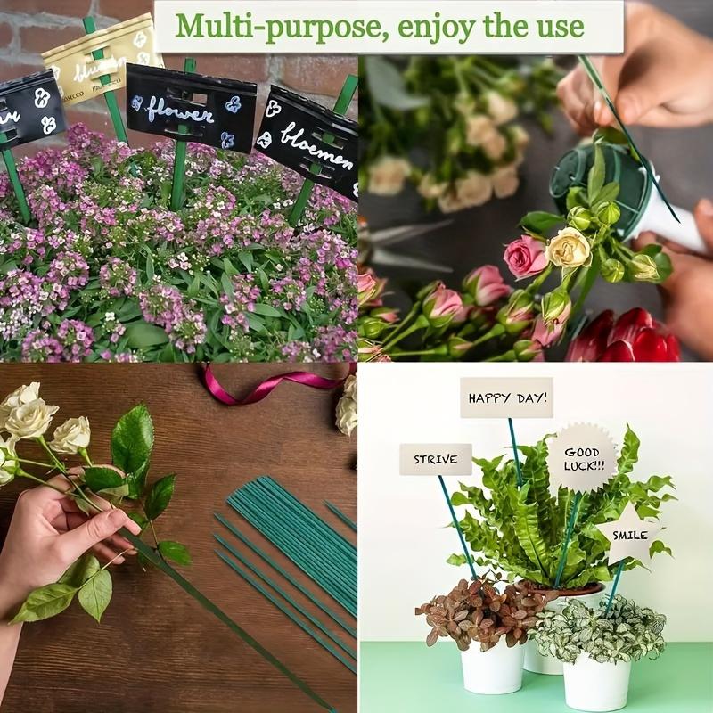 10pcs Sturdy Plant Stakes for Robust Plant Support and Indoor Gardening - Wooden Garden Stickers for Labeling and Flower Support
