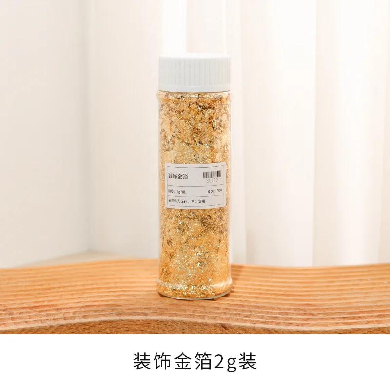 2g pack Scented Candles Decoration Broken Gold Foil Paper Handmade DIY Semi Transparent Modeling Wax Homemade Creative  Material
