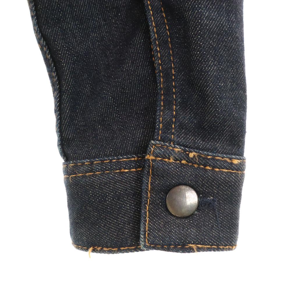 Guess Back embroidery Denim Jacket S Indigo Denim jacket trucker Men's Used