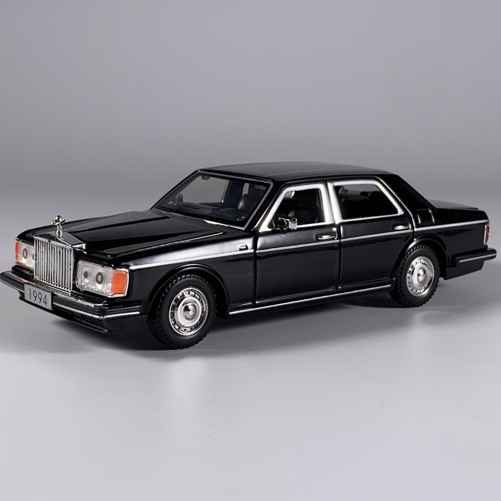 1:32 1994 Rolls Royce Silver Spur Limousine Alloy Metal Diecast Model Car Home Computer Desktop Display Ornament Mini Adult Gift