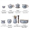 Light Luxury Ceramic Tea Set with Chinese Style Gift Box