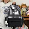 Schoolbag School Bag High School Student Cute Travel Girl Plaid Niche College Large Capacity College Student Backpack Male Backpack
