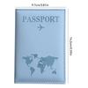 1pc Passport Holder Slim & Portable Map Essential Cruise Passport Cover for Travel PU