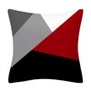 Trendige Schwarze Rote Postmoderne Abstrakte Linien Kissenbezug Polyester Mode Gestreifte Dekorative Kissen Für Sofa Sitz Home Decor