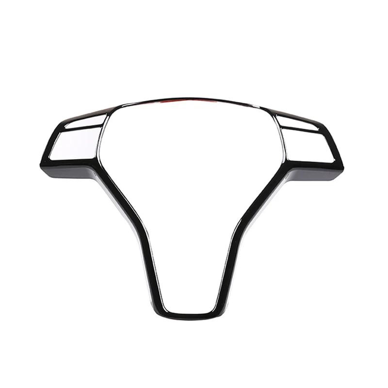 For Mercedes Benz B E CLA GLA GLK Class W246 W117 X204 X156 X204 Carbon Texture Car Steering Wheel Panel Frame Cover Trim