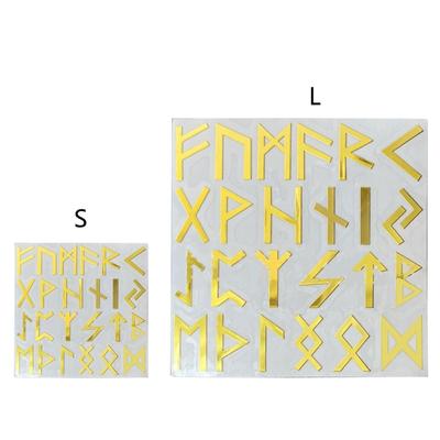 Winziger Buchstabenaufkleber Gold Luen Buchstaben Selbstklebender Aufkleber Glitzer Grober Aufkleber Metallic für Scrapbook Foto DIY Basteln