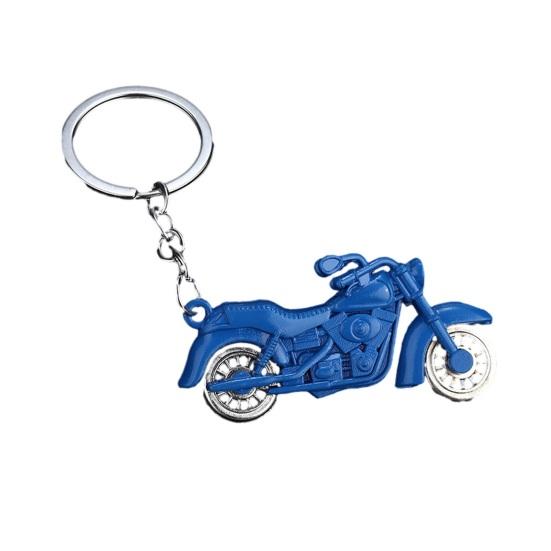 

Keychain Pendant Motorcycle Design Zinc Alloy Key Chain with Metal Chain Buckle Lightweight Key Holder Backpack Car Accessory
