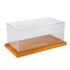 Acrylic Display Box with Wooden Base | Transparent SmoothSided Cover, DustResistant Desktop Design,
