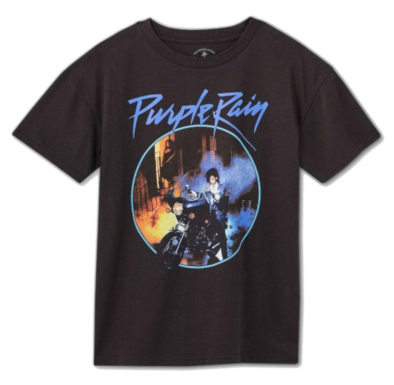 Prince Womens Ss Purple Rain Graphic T 
