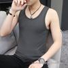 Men's Trendy Summer Sports Vest - Slim Fit, Breathable Black T-shirt for Fitness & Hurdling