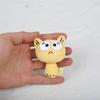 Animal Doll Black Kitten Keyrings Cartoon Knitted Key Ring Exquisite Cat Crochet Keyrings  Backpack