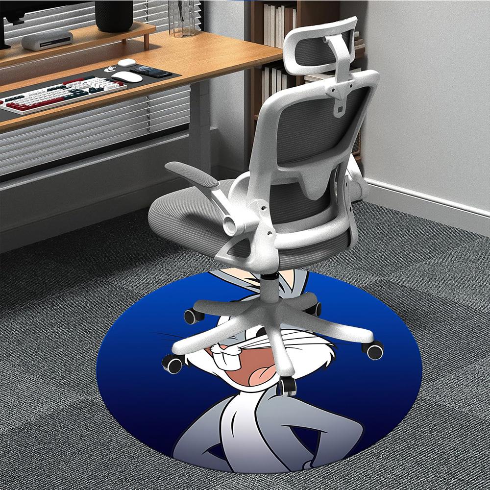 

1pc Bugs Bunny Chair Carpet for Office Non-Slip, Indoor Non-Slip Washable Carpet, Non-Shedding Mat For Office yy251030008 80cm by 80cm